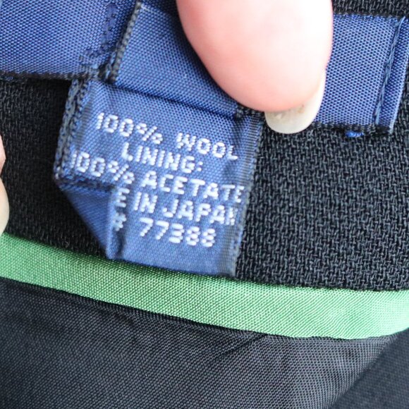 J Crew Black Wool w Back Inverted Pleat Classic Pencil Skirt Sz 6 - Picture 5 of 5